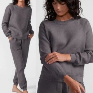 Parachute Waffle Lounge Womens Long Sleeve Size Small